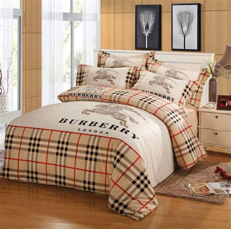 king size burberry fitted sheet|Burberry bedding for sale.